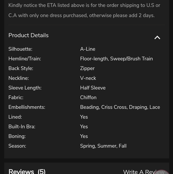 NWT wedding dress - Picture 4 of 5